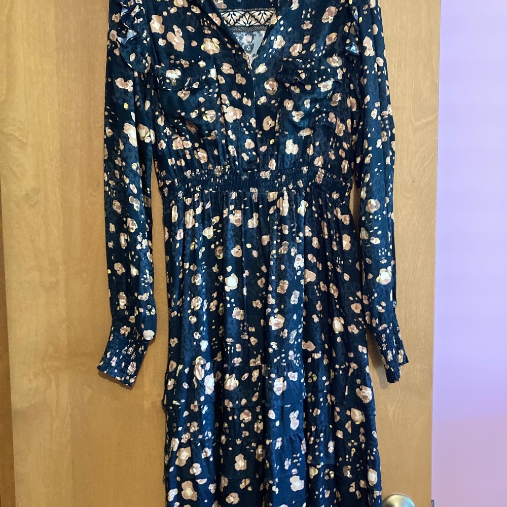 Hale Bob size M navy dress